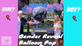 Gender Reveal | Gender Reveal Balloon Pop 🎈🎈💗💜