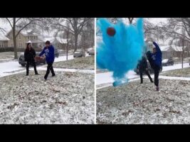 Football Coach’s Epic Field Goal Gender Reveal