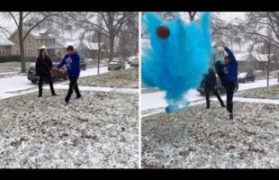 Football Coach’s Epic Field Goal Gender Reveal