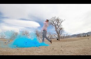 MEGA Videos: Cinematic Gender Reveal – Golf Ball Explosion