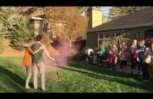 Exploding Golf Ball Gender Reveal