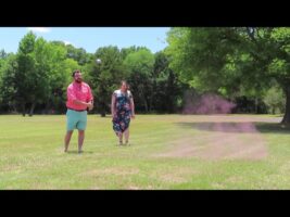 Josh & Katie’s “Exploding Golf Ball” Gender Reveal