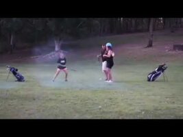 Father & Son Gender Reveal Golf