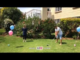 Golf ball gender reveal