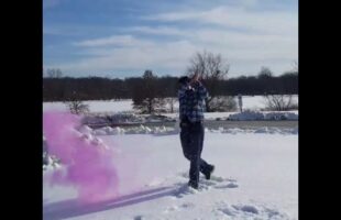 Golf ball Gender Reveal Baby Spieth