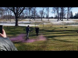 Hockey Player Gender Reveal