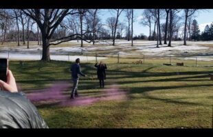 Hockey Player Gender Reveal