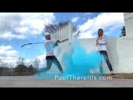 Epic Hockey Puck Gender Reveal! Hockey Fans Go Crazy w/ Exploding Hockey Puck Gender Reveal!