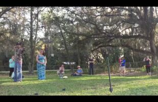 Gender Reveal with Bow and Arrow