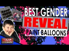 Best Gender Reveal Balloon Pop Paint 2018