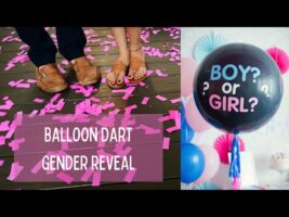 Balloon Dart Gender Reveal!