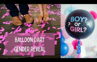 Balloon Dart Gender Reveal!