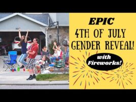 Epic Fourth of July Gender Reveal with Fireworks!