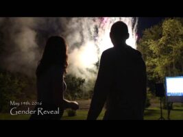 Gender Reveal with Fireworks!