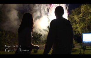 Gender Reveal with Fireworks!