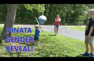 Pinata Gender Reveal AND Name Reveal!