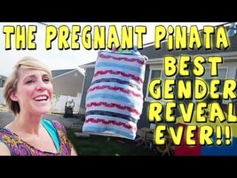 BEST GENDER REVEAL EVER  –  THE PREGNANT PINATA