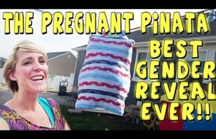 BEST GENDER REVEAL EVER  –  THE PREGNANT PINATA