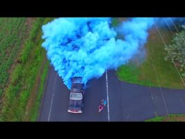 Awesome Burnout Gender Reveal!