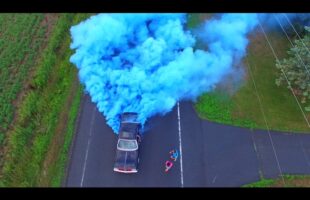 Awesome Burnout Gender Reveal!