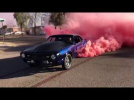 Camaro Gender Reveal Burnout