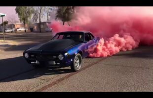 Camaro Gender Reveal Burnout