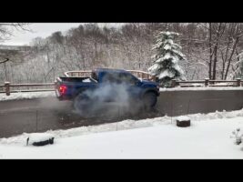 Ford Raptor Gender Reveal Burnout