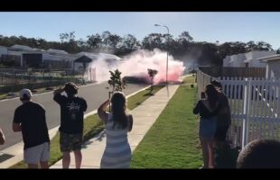 Aussie burnout gender reveal