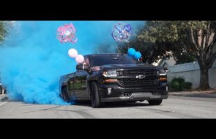 Gender Reveal – Massive BURNOUT AND DONUTS