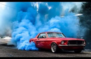 67 Mustang Colored Smoke Burnout –  Baby Gender Reveal