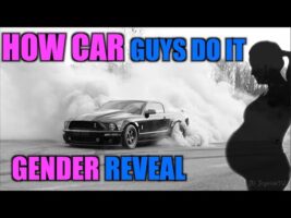 GENDER REVEAL BURNOUT With Colored Smoke Tires