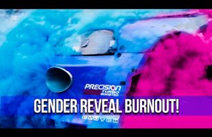 Gender Reveal Burnout at SpeedFactory Racing