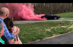 Epic Burnout at a Gender-Reveal Party