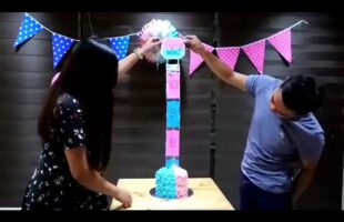 Bheik’s Fudstuff Gender Reveal Cake