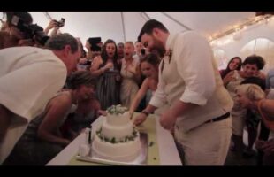 Wedding Highlight video with Gender Reveal Cake Cutting!