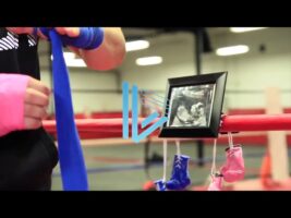 Best baby gender reveal video ever! boxing theme