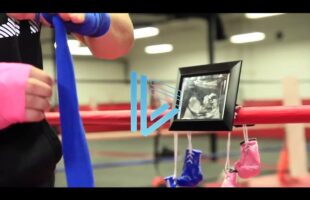 Best baby gender reveal video ever! boxing theme