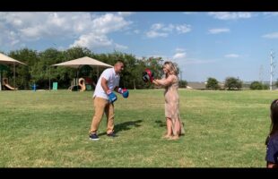 Boxing theme gender reveal