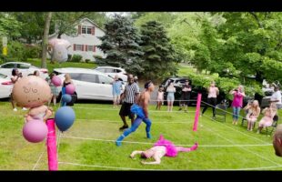 Couple Holds WWE-Style Gender Reveal Party