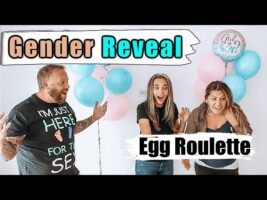 😂 FUNNY Vlog Baby Gender Reveal Egg Roulette – Virtual Gender Reveal with Family 2020