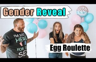 😂 FUNNY Vlog Baby Gender Reveal Egg Roulette – Virtual Gender Reveal with Family 2020