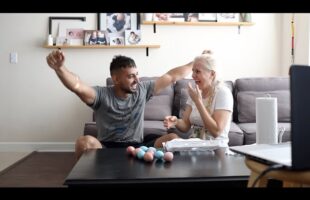 Egg Roulette Gender Reveal for Baby Saunders Machado