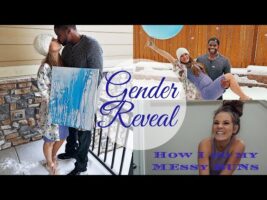 Messy Bun Tutorial| GENDER REVEAL