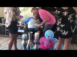 SURPRISING Gender Reveal-Quad Dad