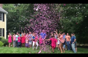 GENDER REVEAL – Confetti Cannon Baby#4, 3 boys and …