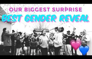 BEST GENDER REVEAL WITH CONFETTI POPPERS!!!!