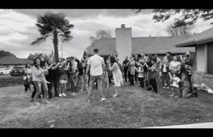 Gender Reveal using Confetti Cannons