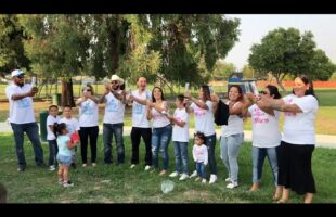 Confetti cannon gender reveal!!