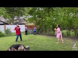 Full viral video of baseball gender reveal fail!