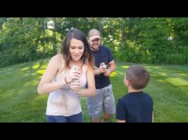 Silly String Gender Reveal FAIL